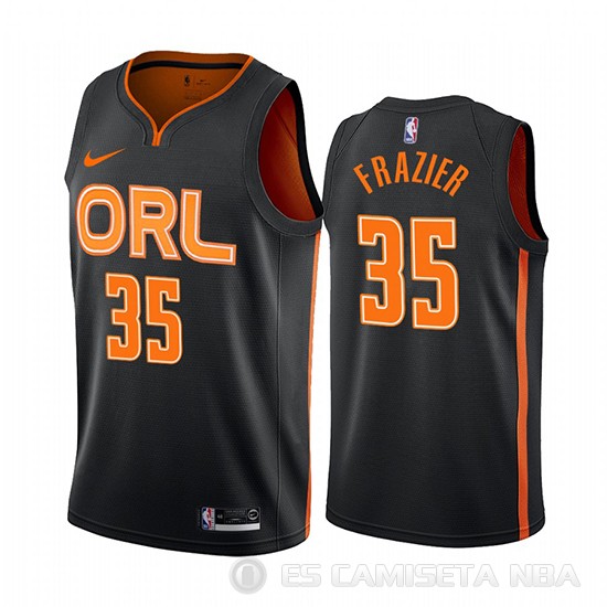 Camiseta Melvin Frazier #35 Orlando Magic Ciudad Edition Negro - Haga un click en la imagen para cerrar